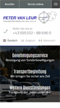 Mobile Screenshot of petervanleur.at